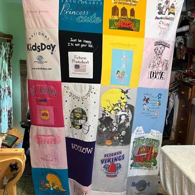 T Shirt quilt