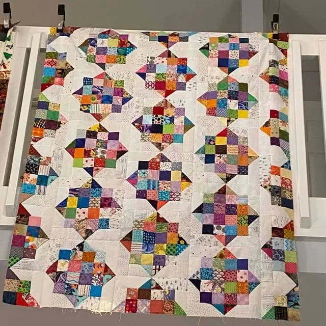 16-Patch Scrap Quilt