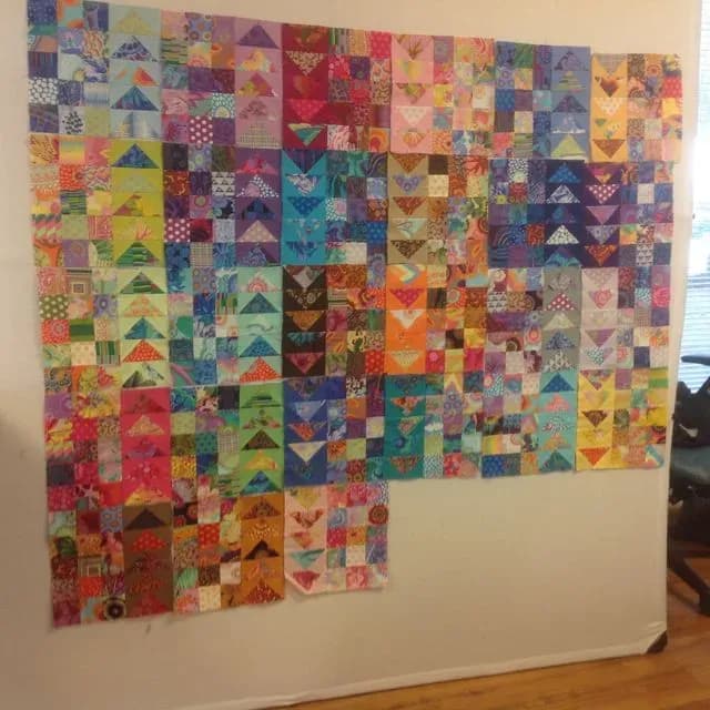 Kaffe Flying Geese Blocks