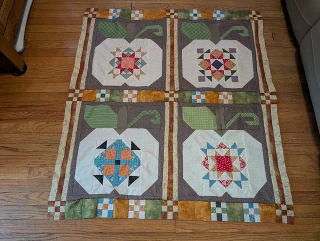 Quilted Pumpkins