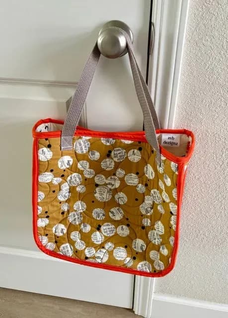Gold Tote Bag
