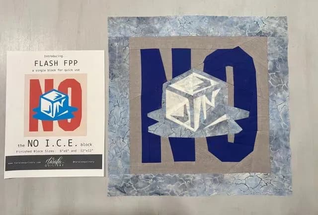 Paper Pieced protest