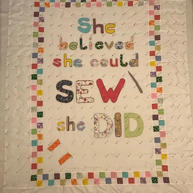 Sew She Did