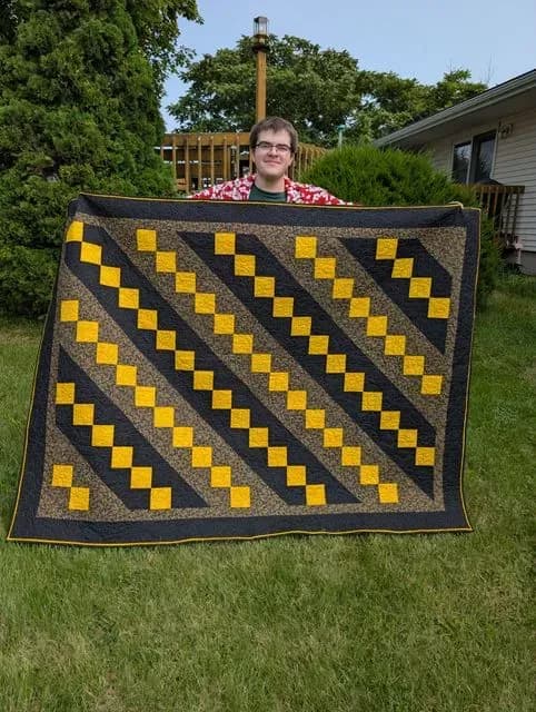 Nate's Graduation Quilt