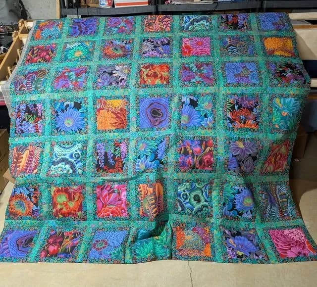 Jewel Frame Quilt - Green