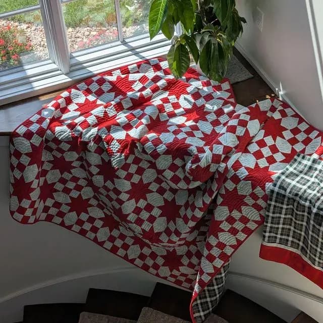 Samantha's Stars Graduation Quilt
