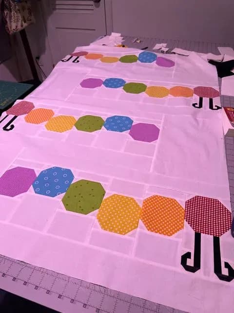 Caterpillar Baby Quilt