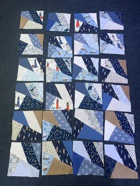Crazy 8 Baby quilt