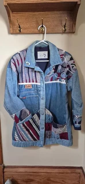 Quilt Adjacent - Quilt Jacket Made From Repurposed Denim