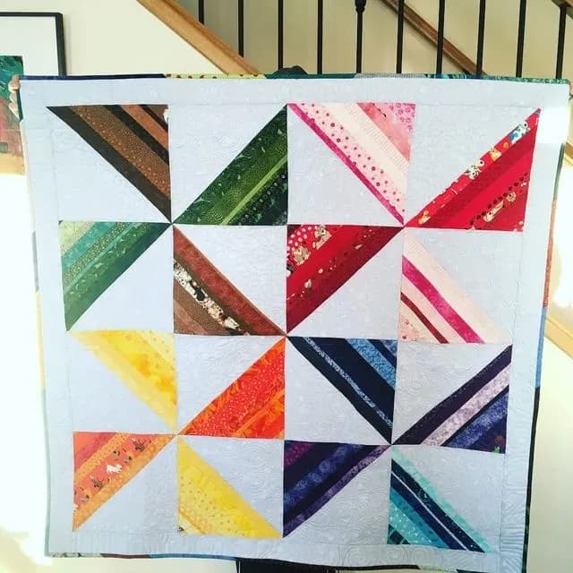 Strip Pinwheels