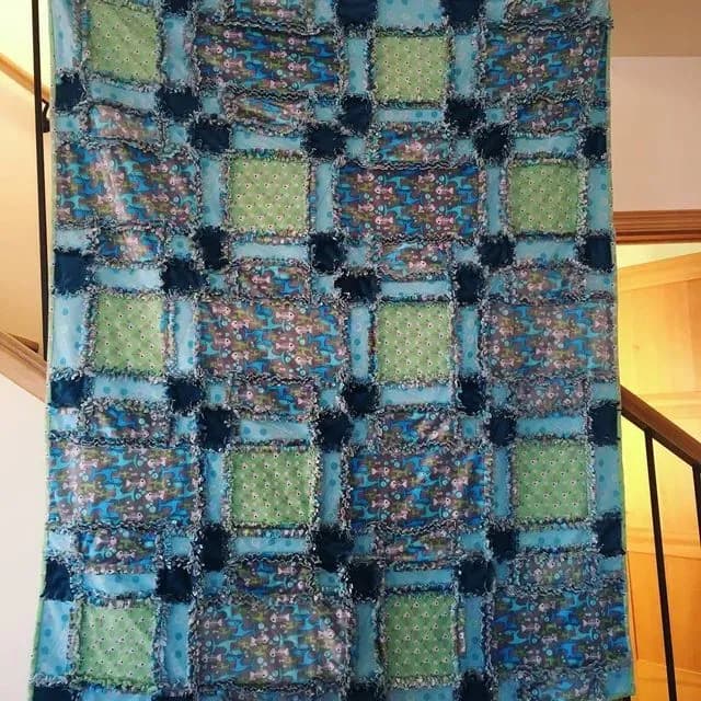 Fishy Rag Quilt