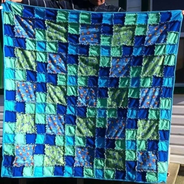 Fishy Rag Quilt