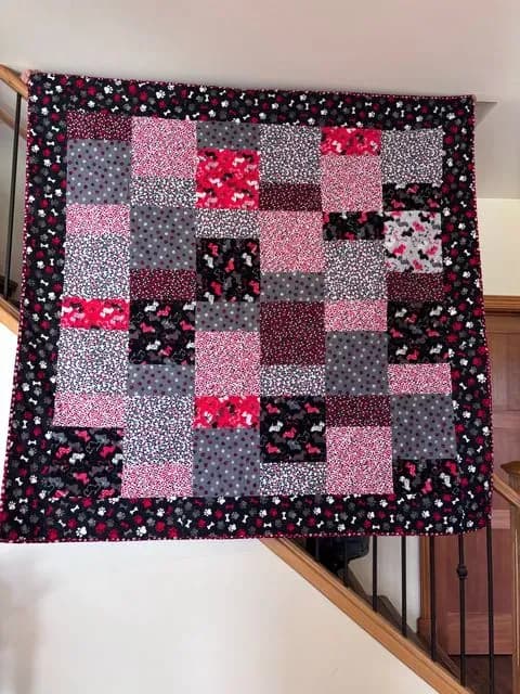 Scottie Flannel Quilt