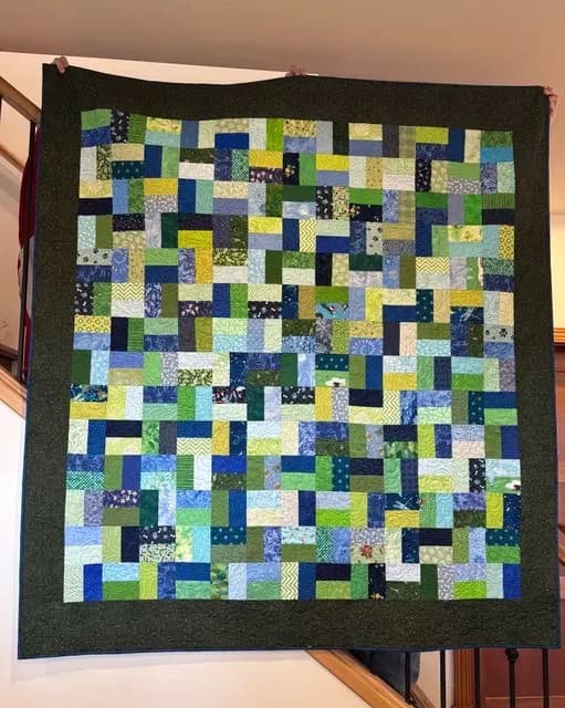 Green And Blue Scrappy