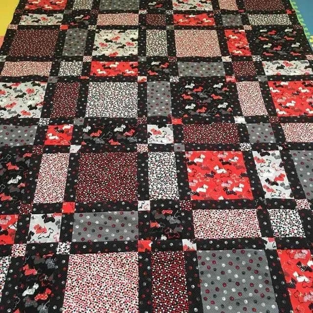 Scottie Flannel Quilt