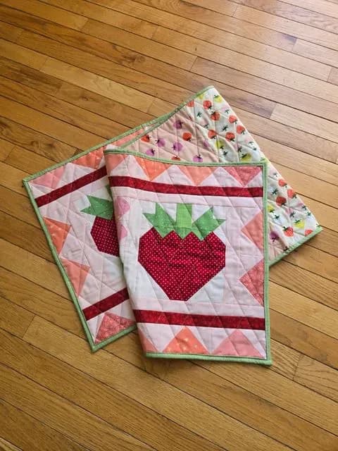 Strawberry Fields Table Runner