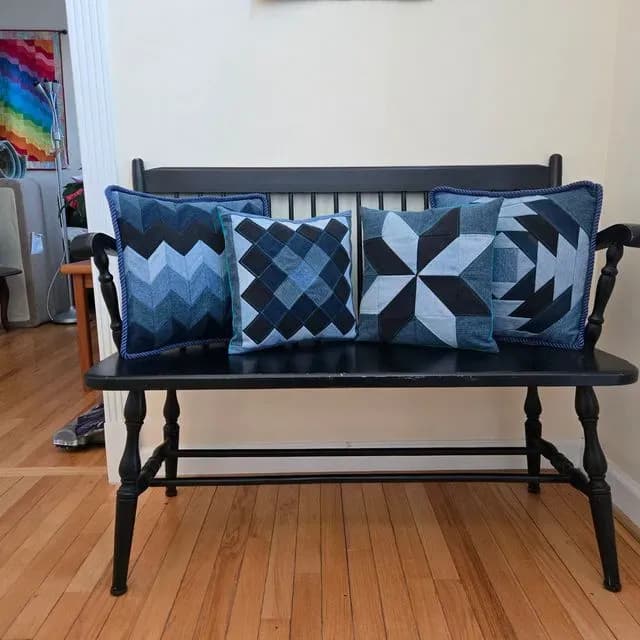 Denim Pillowcovers For SHARP