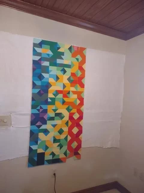 Current Project! 2025 Temperature Quilt (Tulsa, OK)