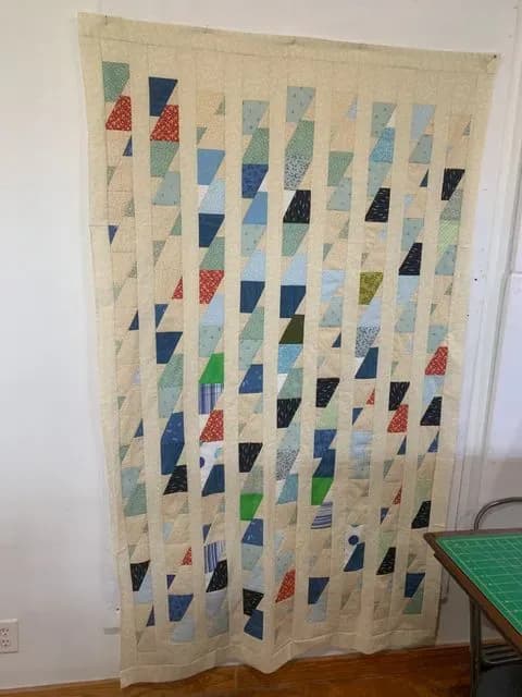 Scrappy Cut Off Triangles