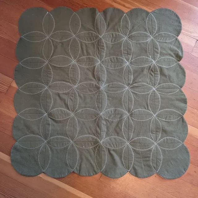 flannelette Balmain circles