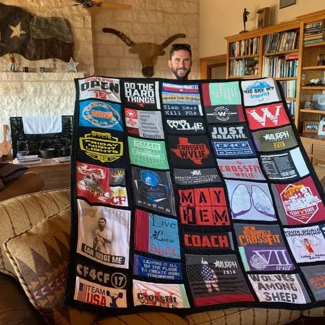 Chris’ T-shirt Quilt