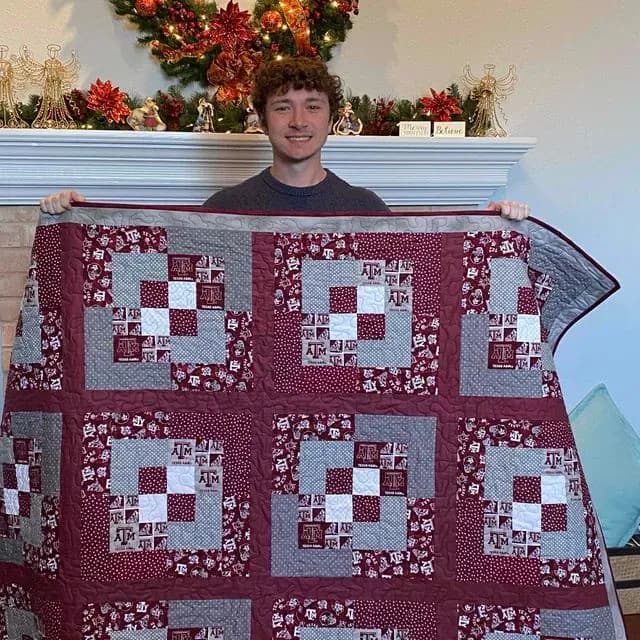 Aidan’s A&M Quilt