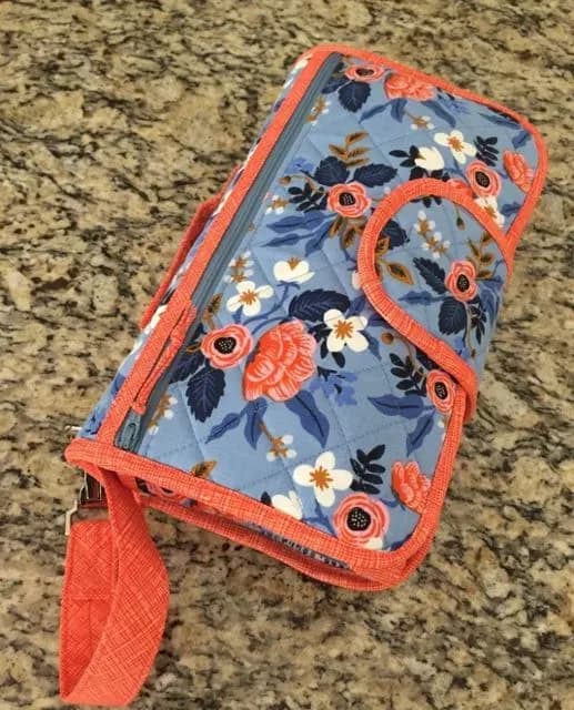 Quilted Diaper Clutch