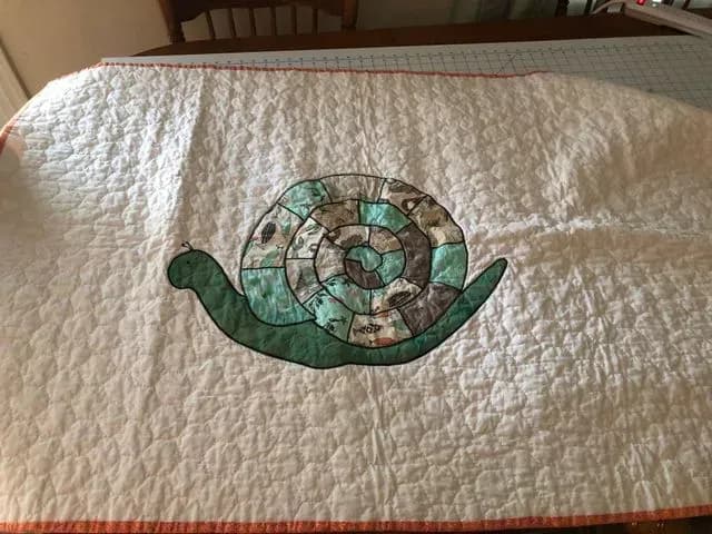 Abigail Snail Baby Quilt