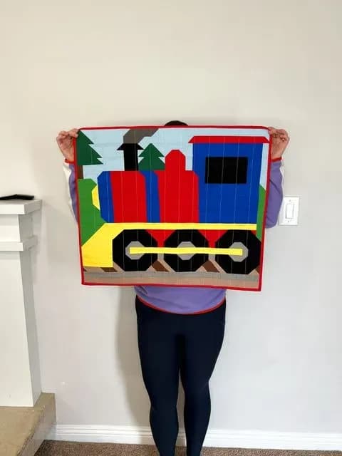 James’ Train Quilt
