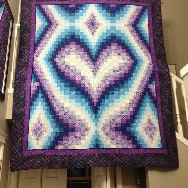 Bargello Heart